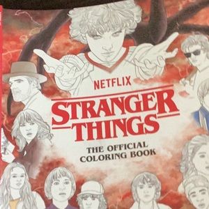 Stranger things coloring book